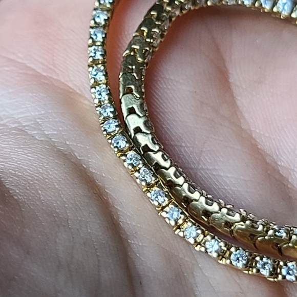 14k Gold Diamond Bracelet - Picture 9 of 13